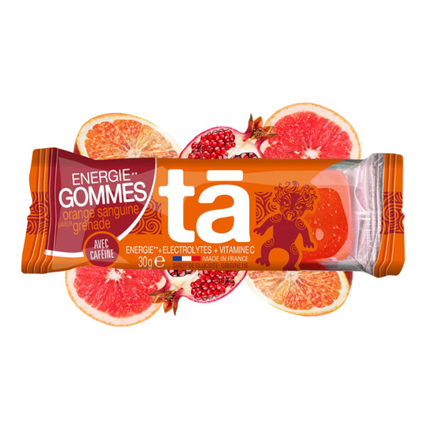 Ta Energy Gommes �nerg�tique Orange Sanguine / Grenade - Caf�ine Unisexe