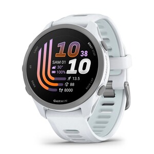 Garmin Forerunner 170 Music Blanc Avec Bracelet Blanc/bleu Ciel