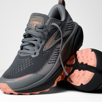 Brooks Cascadia 20 femme Grey/Grey/Peach