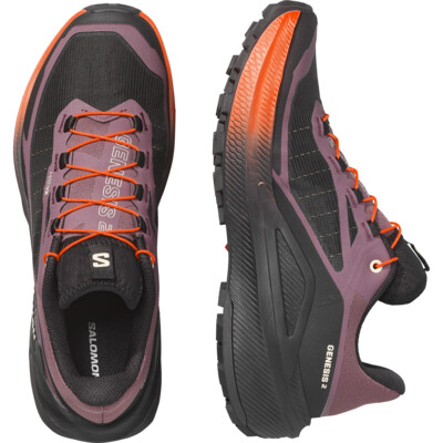 Salomon Genesis 2 femme Huckleberry / Black / Red Orange